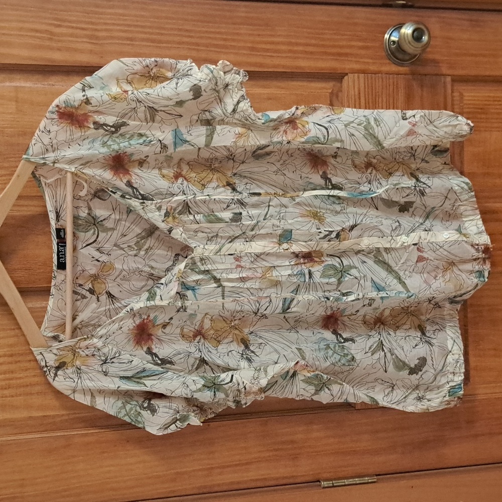 2X women's short sleeve blouse